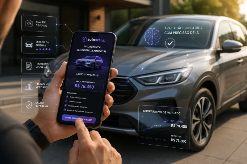 Avaliação de carros por inteligência artificial: O guia definitivo para não perder dinheiro em 2026