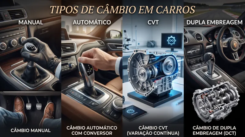 Câmbio CVT, Automático ou Dupla Embreagem: Qual Vale a Pena em Carro Usado?
