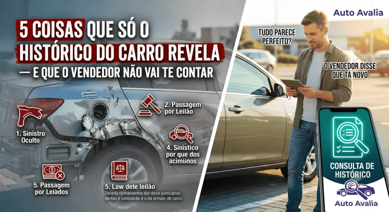 5 Coisas Que Só o Histórico do Carro Revela e Que o Vendedor Não Vai Te Contar